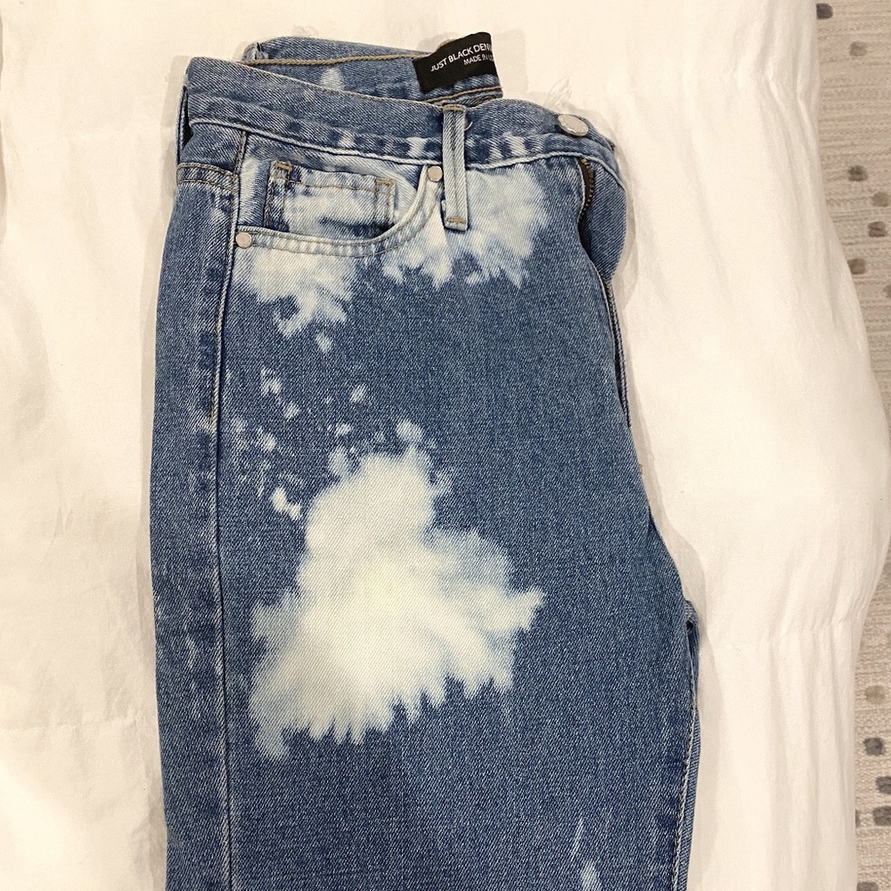 Just Black Denim Acid Wash Jeans